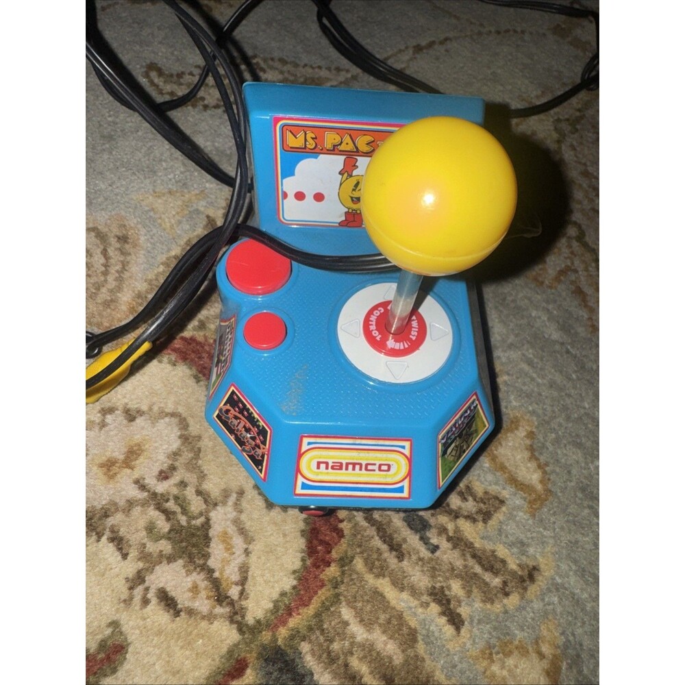 Namco Ms. Pac-Man 5 in 1 TV Plug N Play Arcade Games Joystic Tested